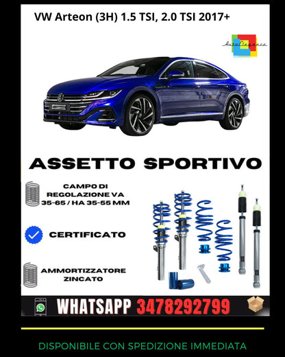 🔥Assetto sportivo per VW Arteon (3H) 1.5 TSI, 2.0 TSI 2017+🔥