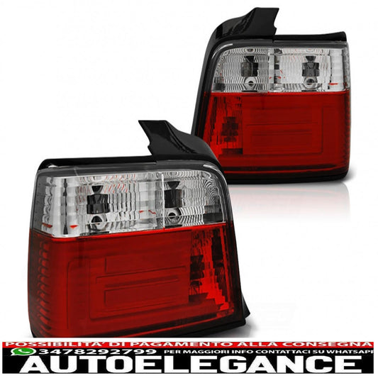 led bar rear lights suitable for bmw 3 series e36 sedan (12.1990-08.1999) red white