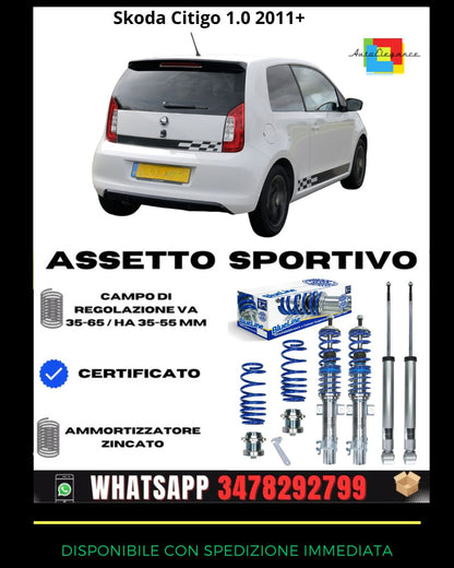 🔥Assetto sportivo adatto per  Skoda Citigo 1.0 2011+🔥