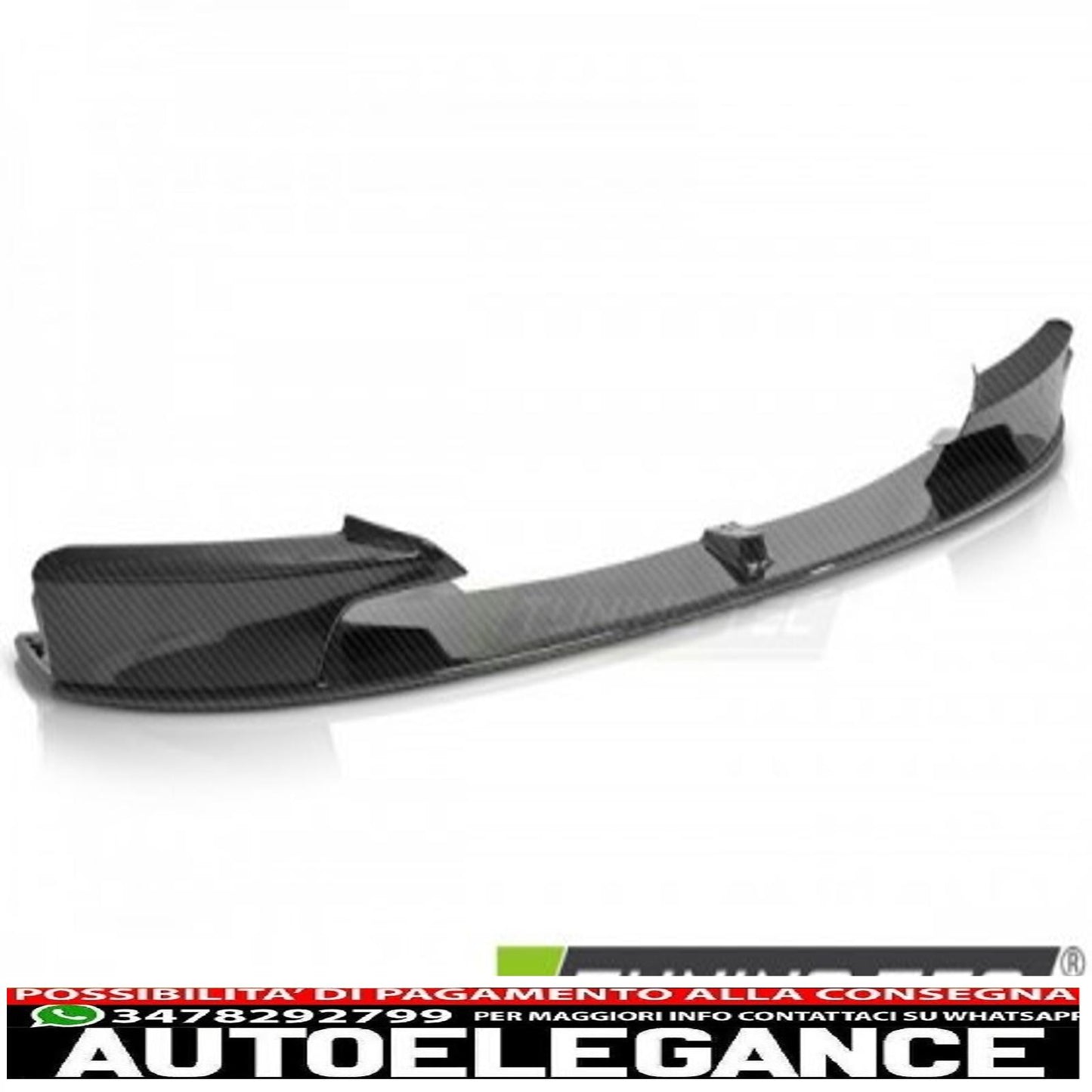 spoiler anteriore stile performance carbon look adatto per bmw f30/f31 11-