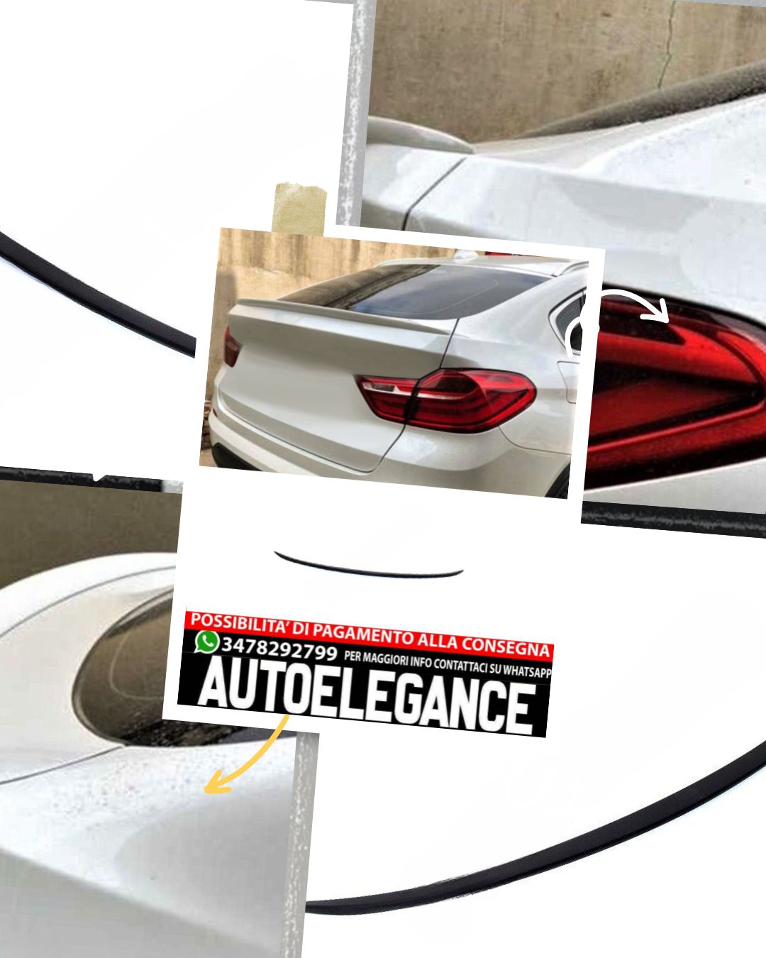 SPOILER adatto per BMW X4 I F26 2014 – 2018