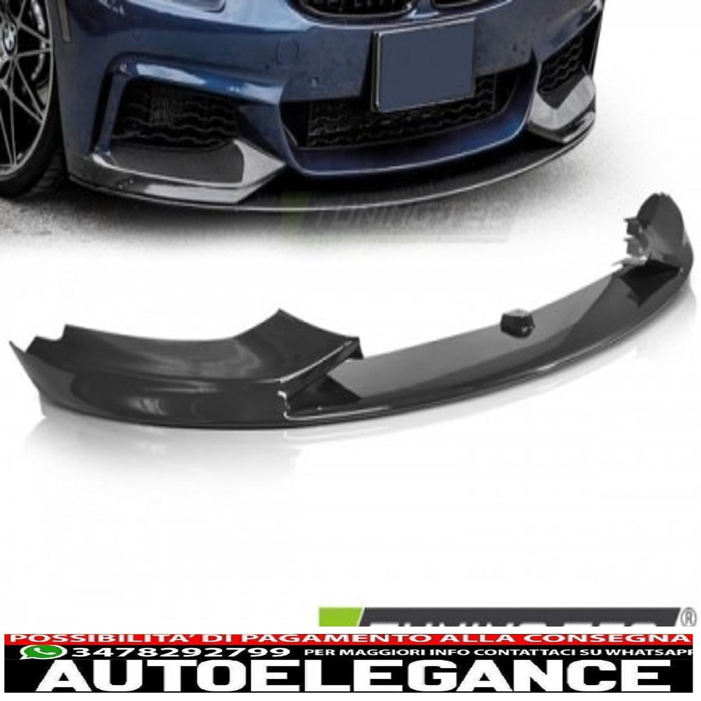 Gloss Black Performance Style Front Spoiler Suitable For BMW F32/F33/F36 13- 