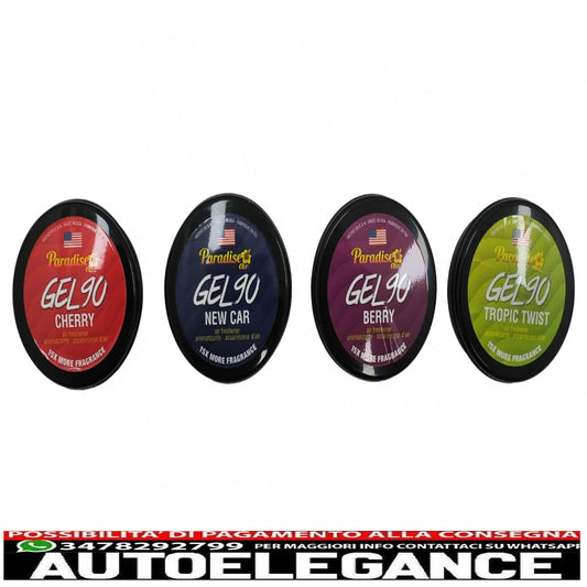 Paradise Fresh Air Slim Gel 90 deodorante per ambienti elimina odori 21 custodie assortite