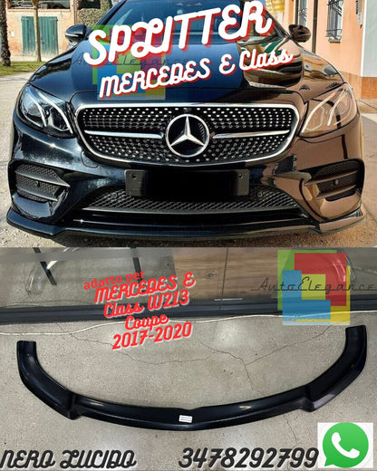 ✨SPLITTER FOR ✨MERCEDES E Class W213 Coupe ✨ (C238) Amg-Line 2017-2020✨ 
