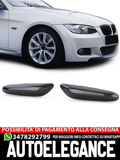 Aftermarket Black Smoke LED Side Marker Light Compatible with BMW 3 Series E46 01-05 E90 E91 E92 E93 