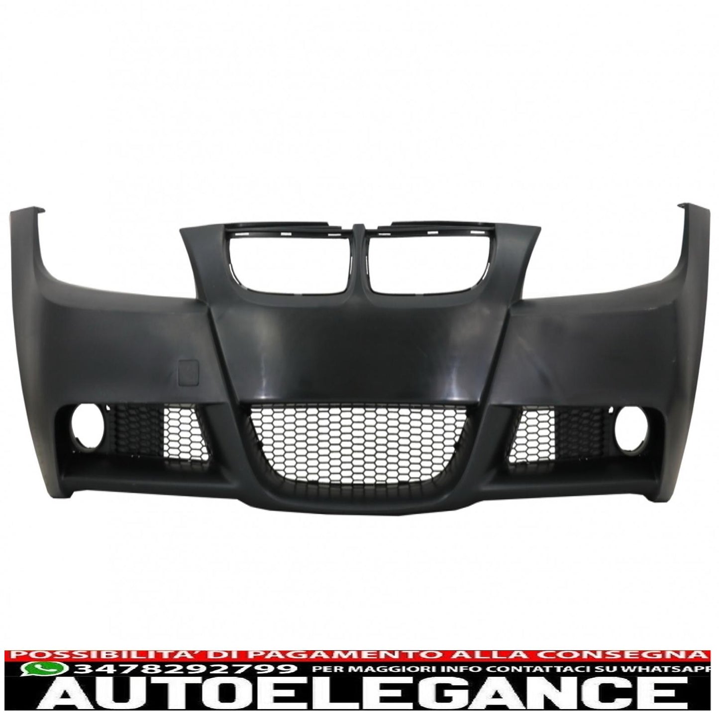 paraurti anteriore adatto per bmw serie 3 e90 e91 berlina touring (2004-2008) design m-technik senza pdc sra