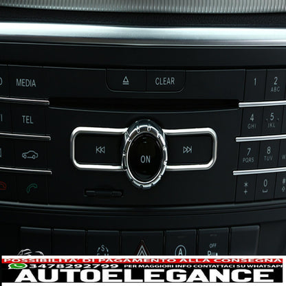 chrome frame mask radio control for mercedes a, b, e, gle, cla and gla - show original titleoriginal textchrom frame mask radio control for mercedes a, b, e, gle, cla and gla