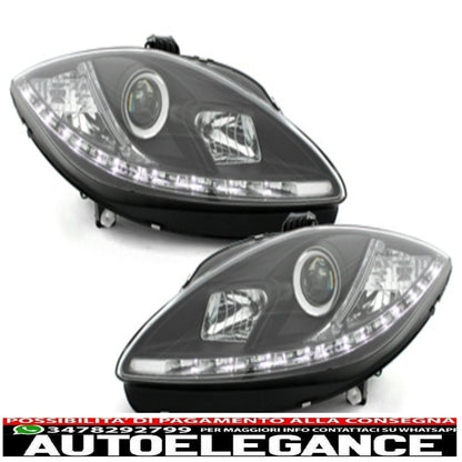 Fari d-lite adatti per Seat Leon 1p 09+ luce di marcia diurna_bla