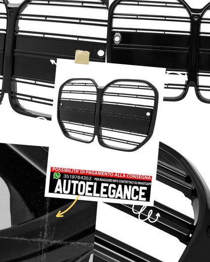 Radiator kidney grille suitable for BMW 4 Series G22 G23 Coupe Cabriolet black 