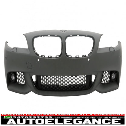 paraurti anteriore adatto per bmw serie 5 f10 f11 (07.2010-2013) non lci berlina touring m-technik design