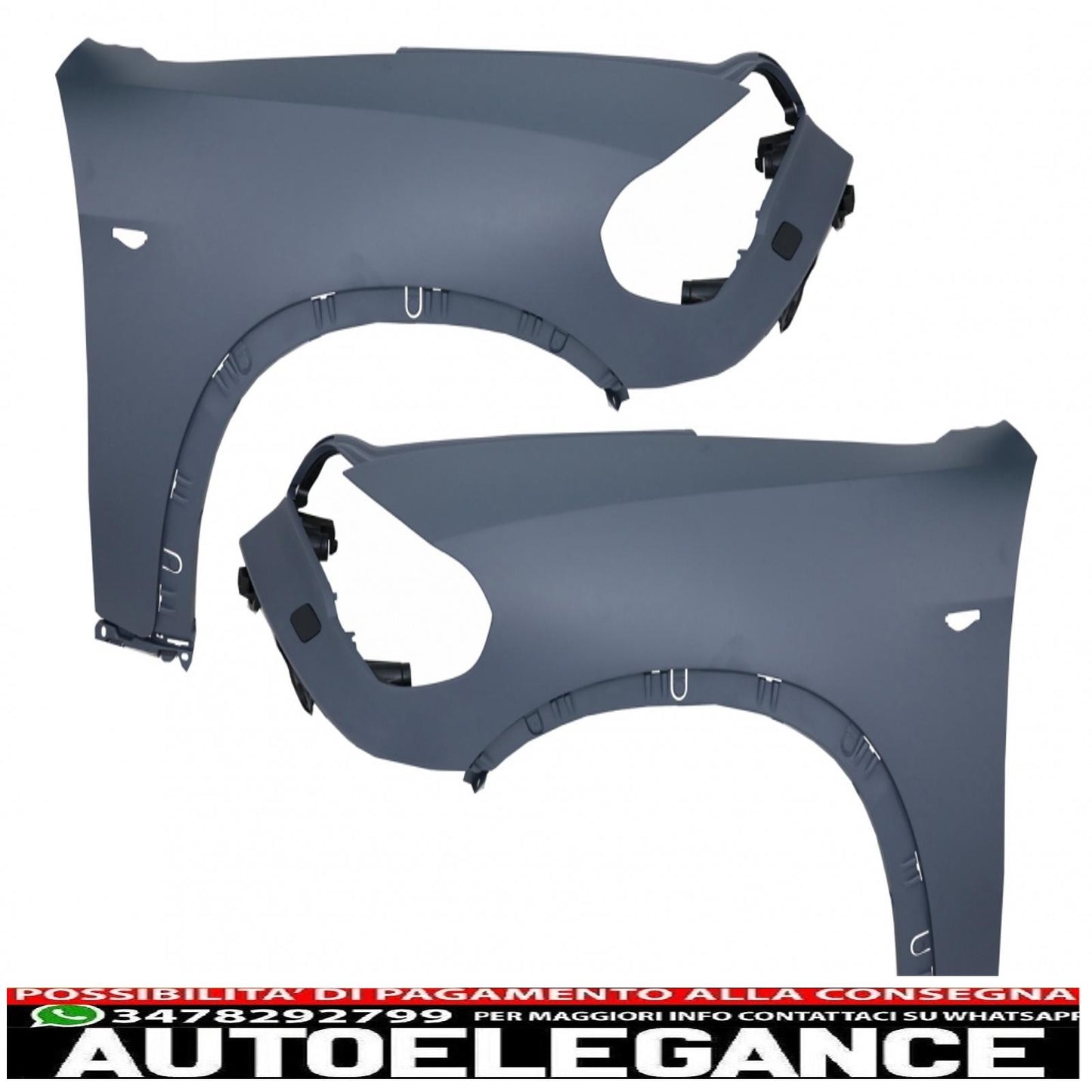 parafanghi anteriori adatti per bmw x5 e70 (2007-2013) design lci