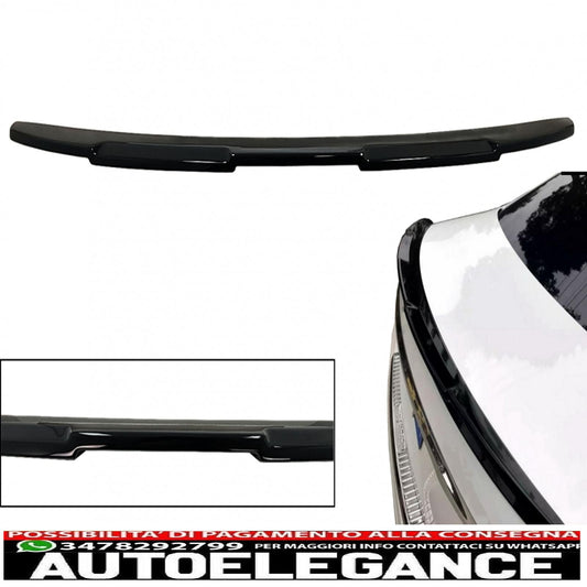 Labbro spoiler bagagliaio adatto per mercedes classe e w213 (2016-2019) pianoforte nero