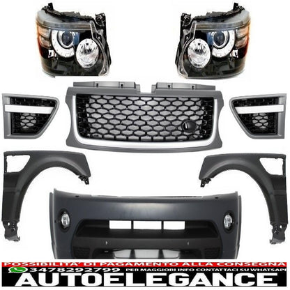 Complete conversion group for restyling suitable for Land Range Rover Sport L320 (2005-2013) autobiography design 