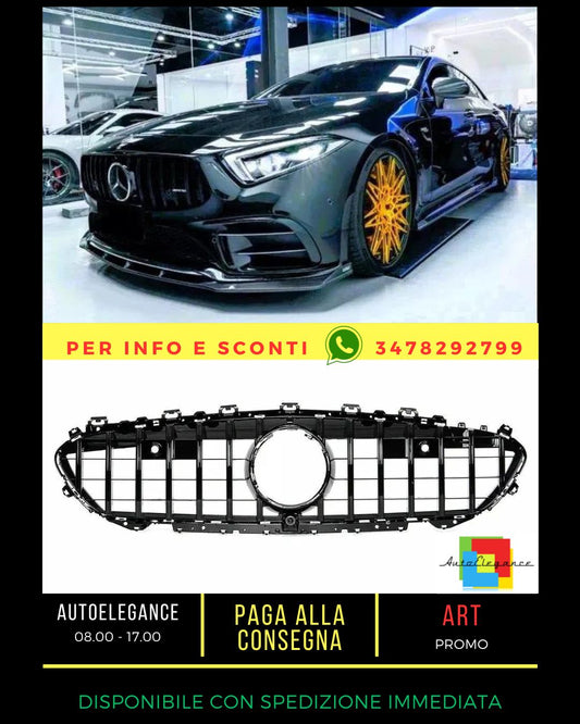 ✨Glossy Black Grille SUITABLE FOR Mercedes CLS Class W257 C257 18+✨
