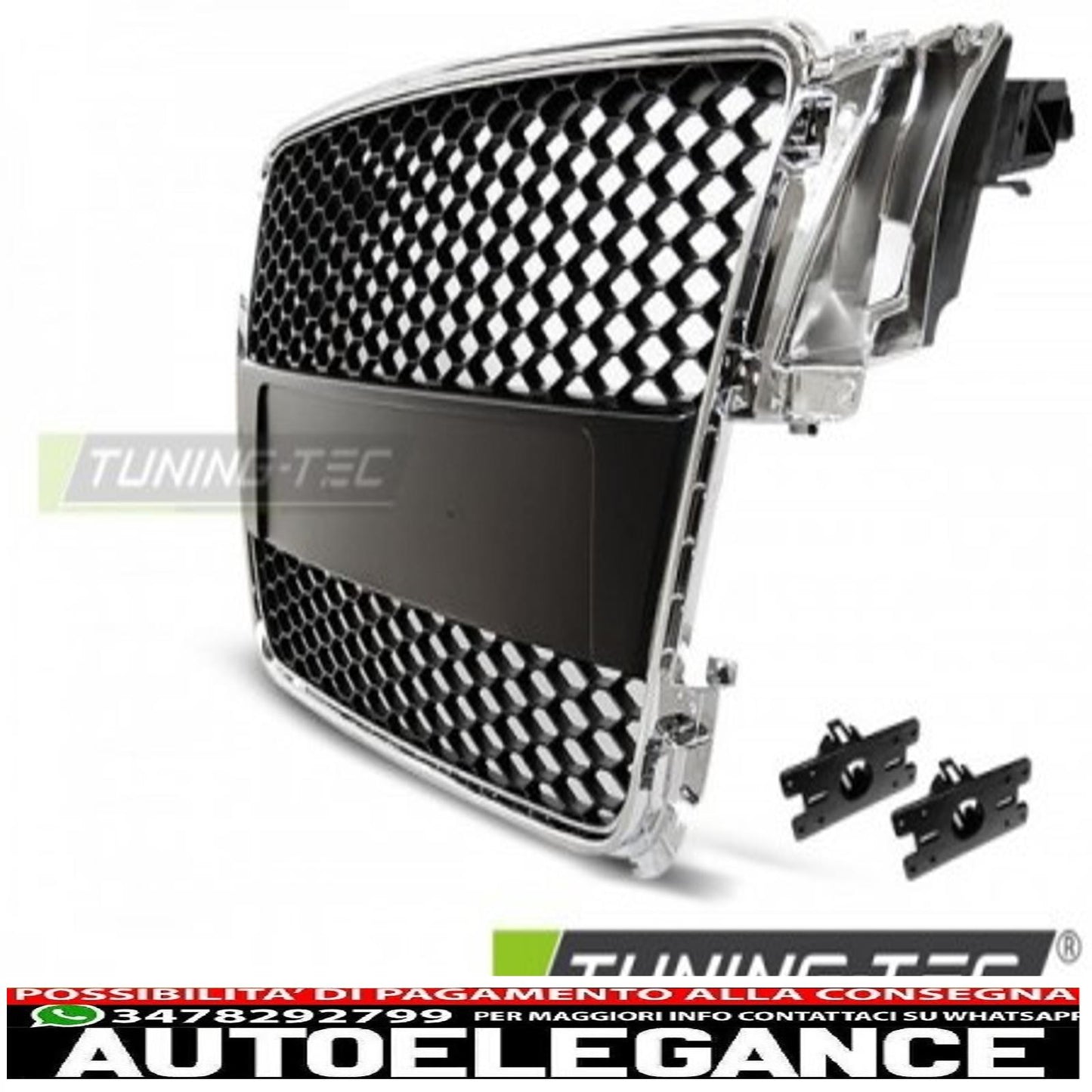 Griglia sportiva cromata per audi a5 07-06.11