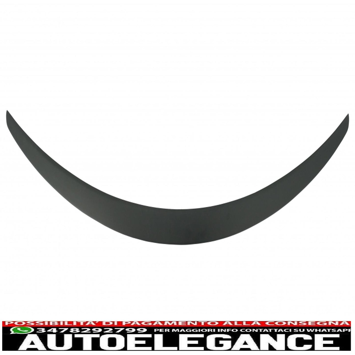 Boot Spoiler Suitable for Mercedes C-Class Coupe C205 (2014-up) Matt Black 