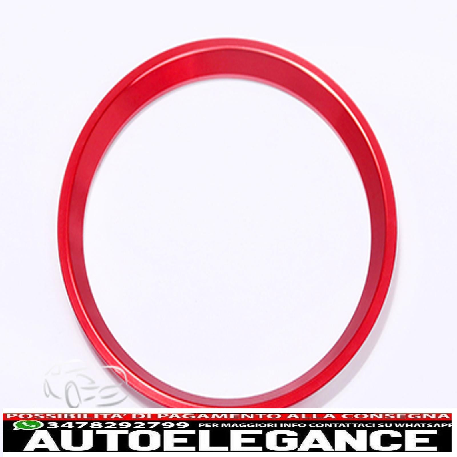 anello volante 51mm rosso tuning per mercedes a b c cla gle glc-mostra il titolo originaletesto originalelenkrad ring 51mm rot tuning für mercedes a b c cla gle glc AUTOELEGANCERICAMBI