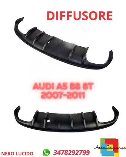 ✨DIFFUSER SUITABLE FOR Audi A5 B8 8T 2007-2011 with Sline + S5 coupe cabrio✨