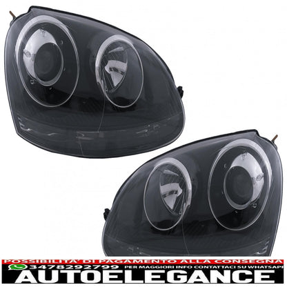 Xenon headlights suitable for VW Golf 5 V MK5 (2003-2007) Jetta (2005-2010) GTI R32 Black Edition