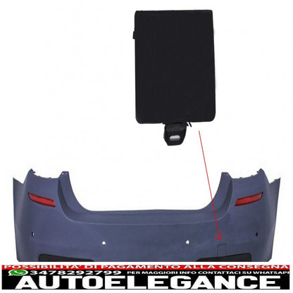 Rear bumper for tow hook suitable for BMW 5 Series F10 (2011-up) m-tech design