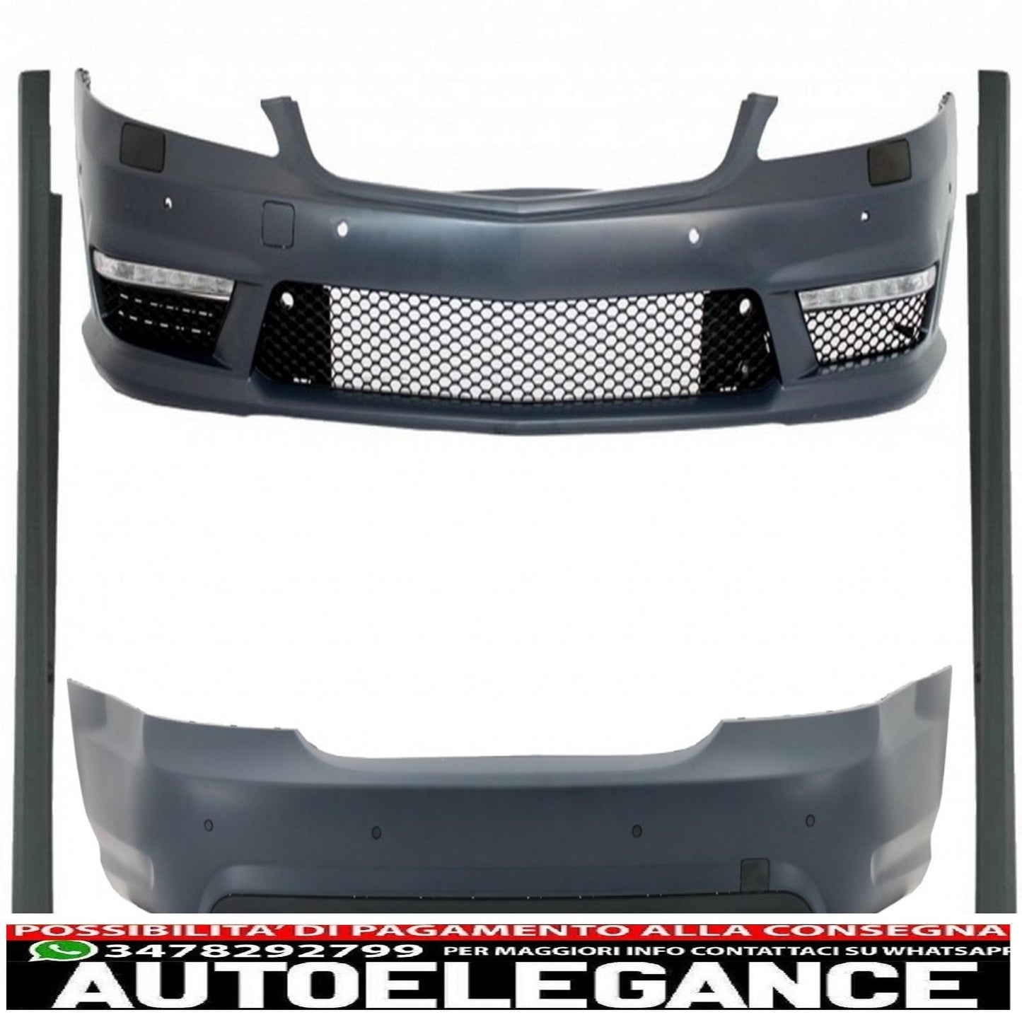 complete body kit suitable for mercedes s class w221 (2005-2012) short wheelbase