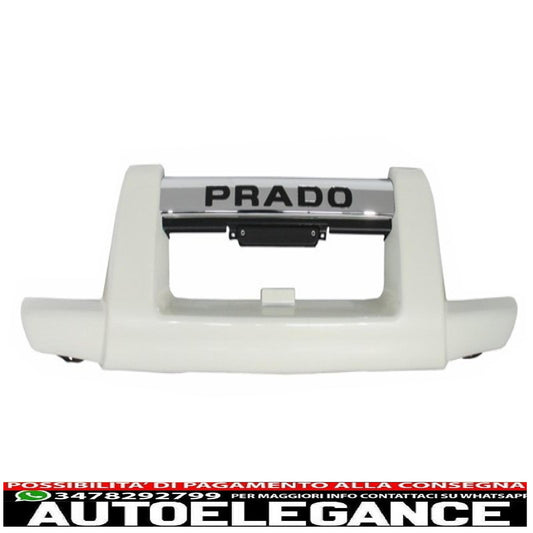 Protezione aggiuntiva per protezione paraurti anteriore, adatta per Toyota Land Cruiser FJ120 (2003-2008)