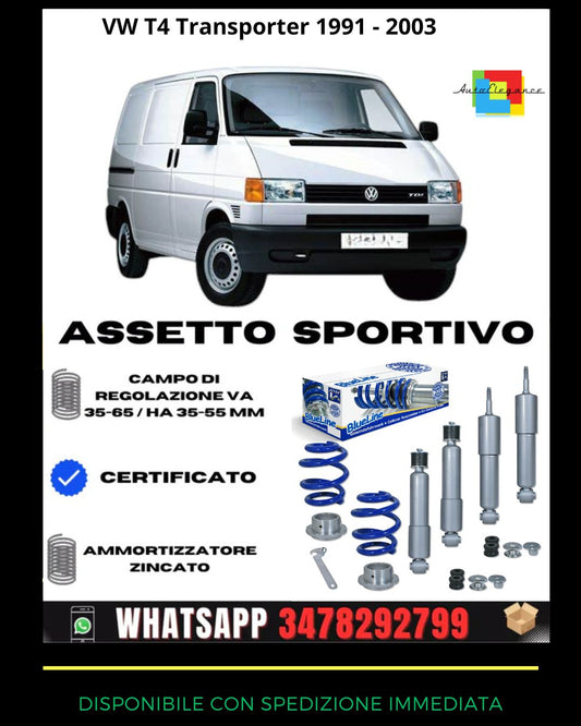 🔥Assetto sportivo per VW T4 Transporter 1991 - 2003🔥