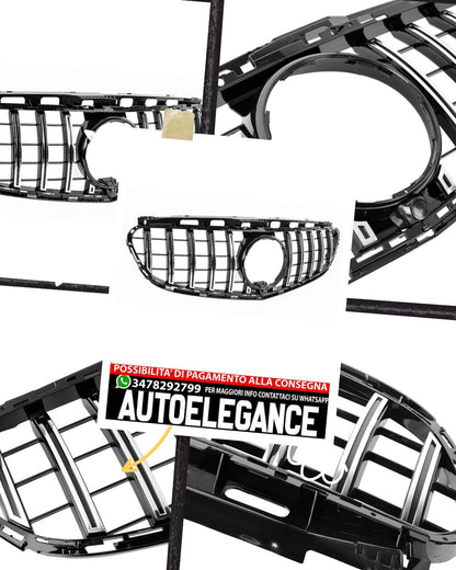 Griglia GT Panamericana adatta per Mercedes Classe E W212 S212 2013-16 cromata