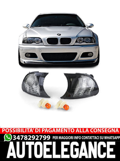Freccia nera effetto cristallo fuméaftermarket compatibile con BMW Serie 3 E46 Coupé Cabriolet 99-01