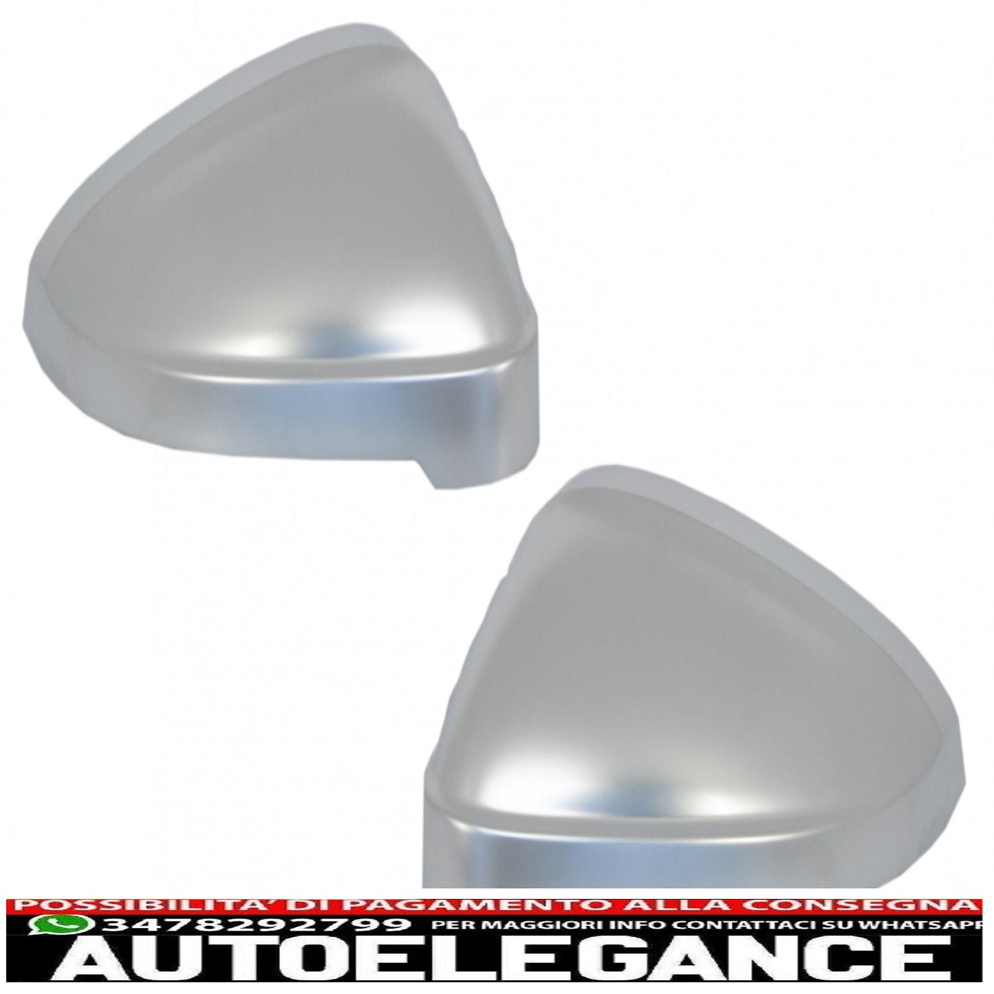 Copri specchietti adatti per audi a5 f5 (2017+) alloggiamento completo placcato in alluminio senza assistenza laterale AUTOELEGANCERICAMBI