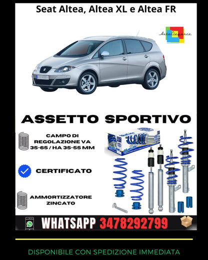 🔥Assetto sportivo adatto per Seat Altea XL 1.4, 1.6, 2.0, 2.0T / DSG🔥