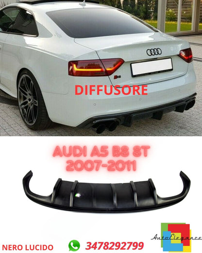 ✨DIFFUSER SUITABLE FOR Audi A5 B8 8T 2007-2011 with Sline + S5 coupe cabrio✨