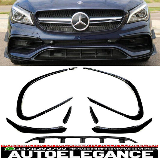 Lo spoiler anteriore si adatta al restyling della Mercedes C117 Classe Cla