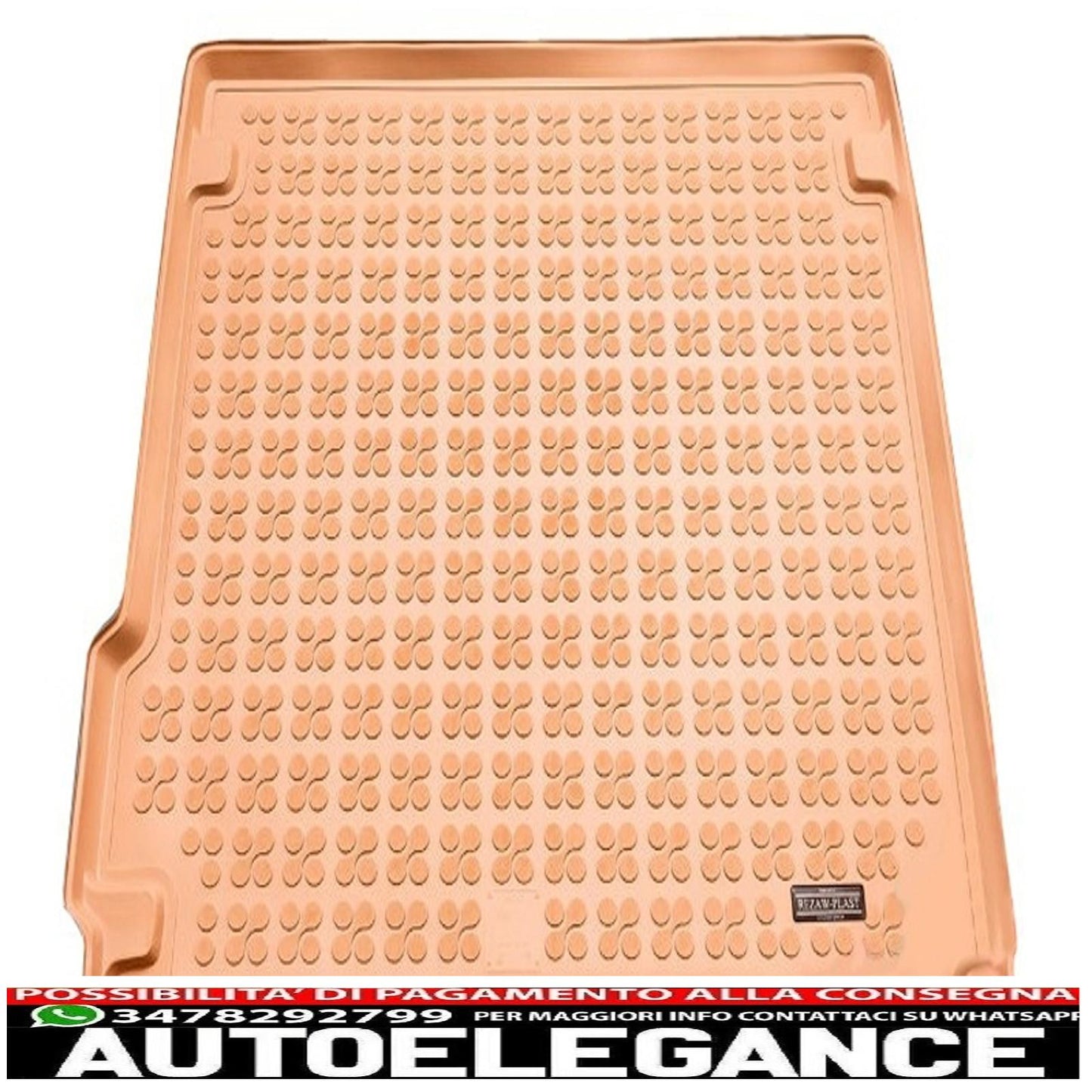Beige trunk mat suitable for BMW X5 (F15) 2013- 
