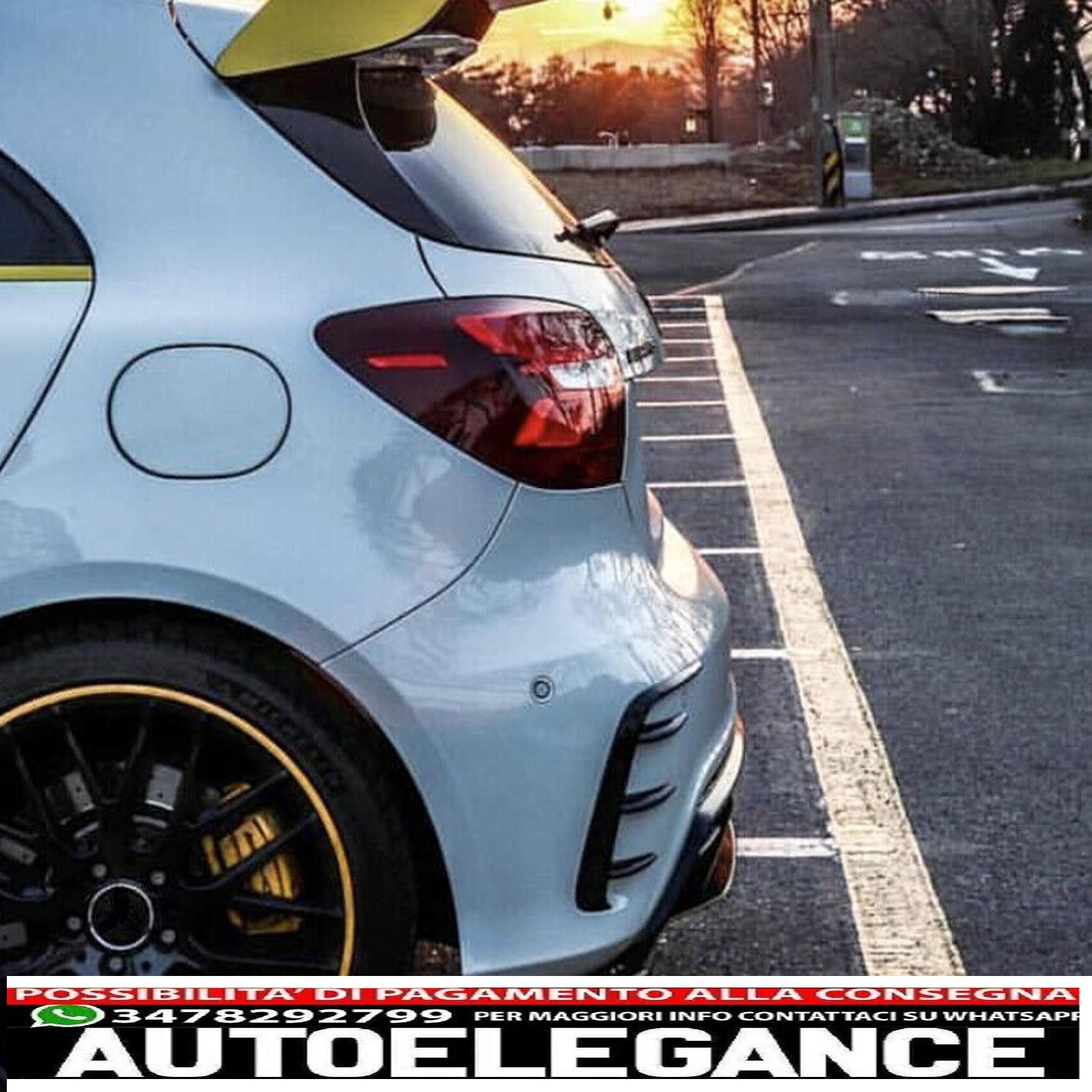 AMG look aerodinamici neri posteriori adatti per Mercedes W176 Classe A AUTOELEGANCERICAMBI