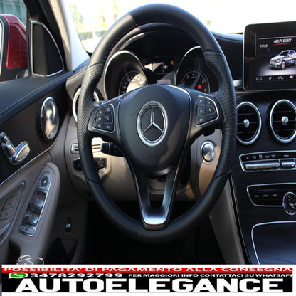 anello volante 58mm alluminio tuning per mercedes a b c cla gle glc-mostra il titolo originaletesto originalelenkrad ring 58mm alu tuning für mercedes a b c cla gle glc AUTOELEGANCERICAMBI