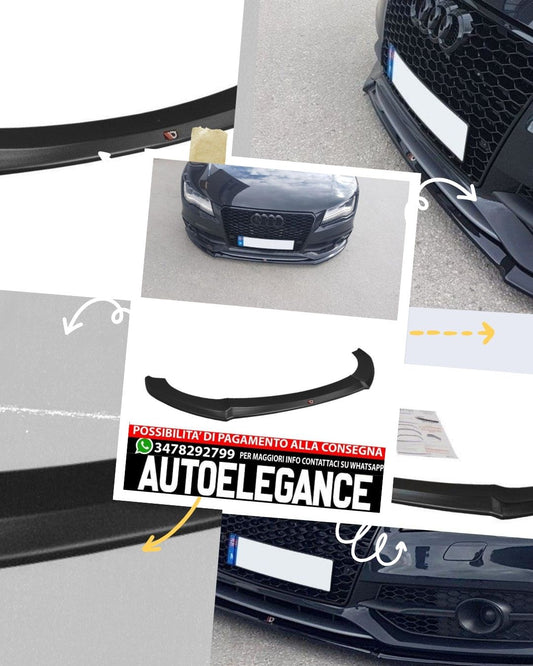 SPLITTER ANTERIORE adatto compatibile per V.2 AUDI S7 / A7 S-LINE C7