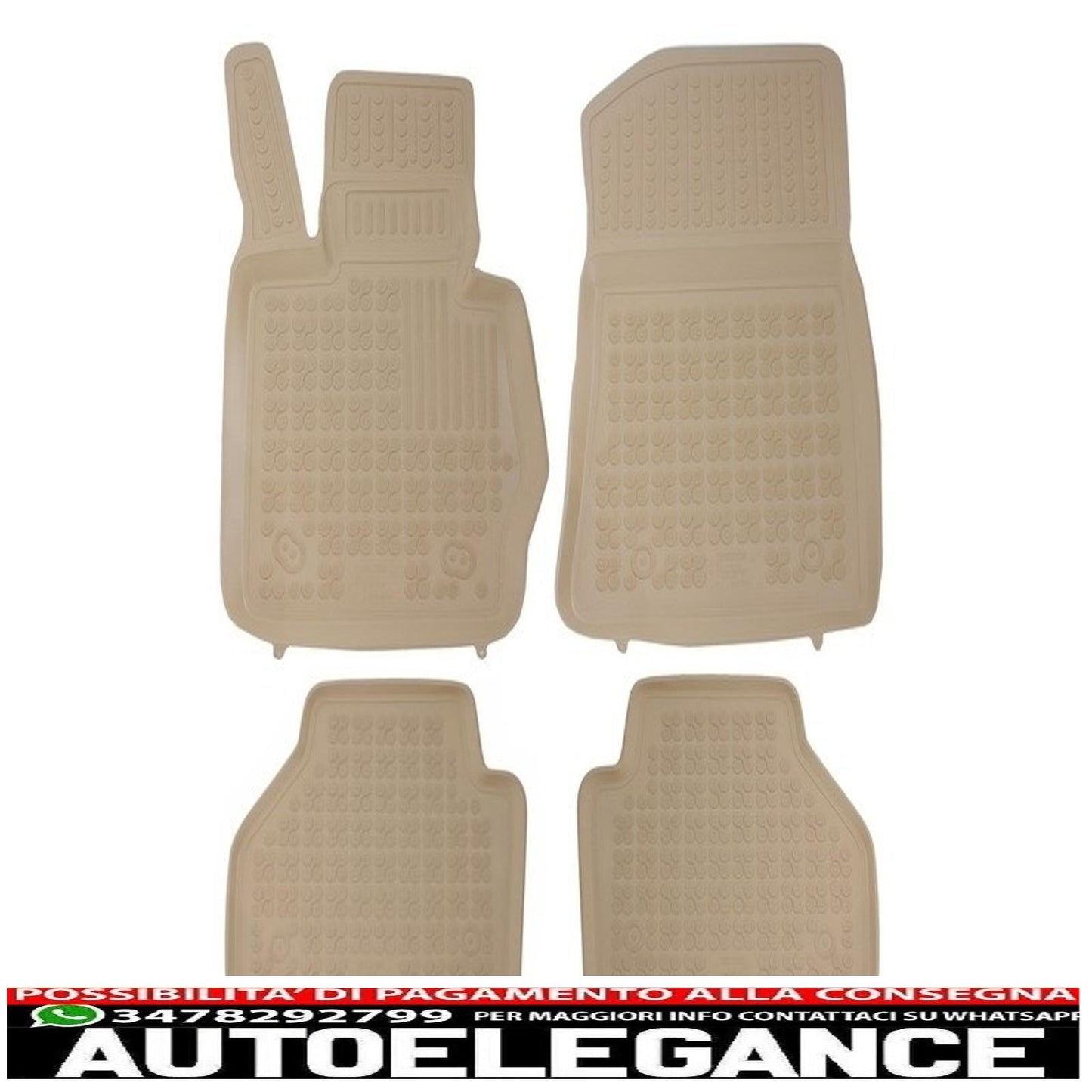 Beige carpet mat suitable for bmw x3 f25 (2011-2017), x4 f26 (2014-2018)