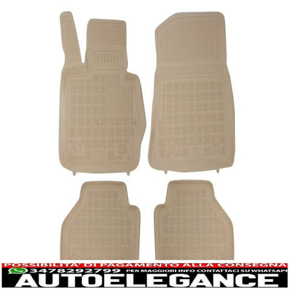 Beige carpet mat suitable for bmw x3 f25 (2011-2017), x4 f26 (2014-2018)