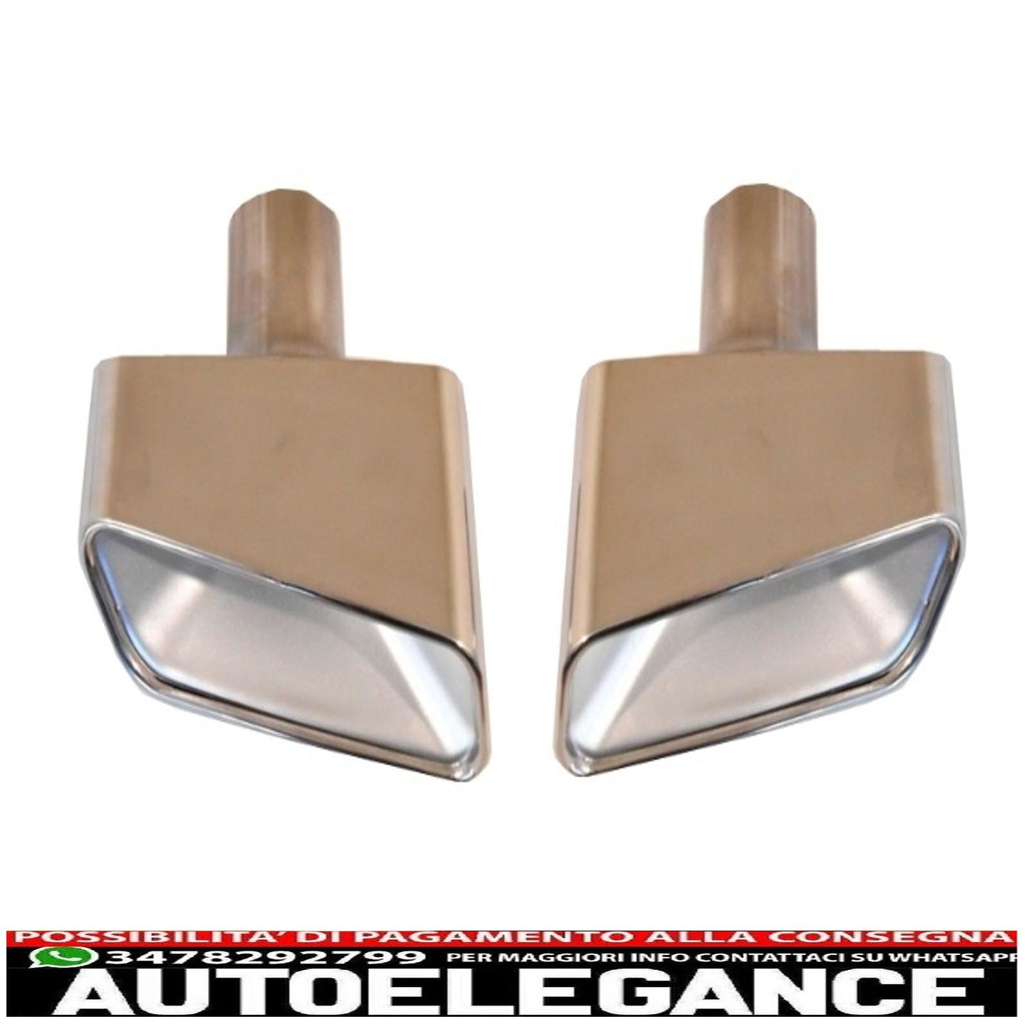 adatto per terminali marmitta mercedes classe s w221 (2005-2009) s350 AUTOELEGANCERICAMBI