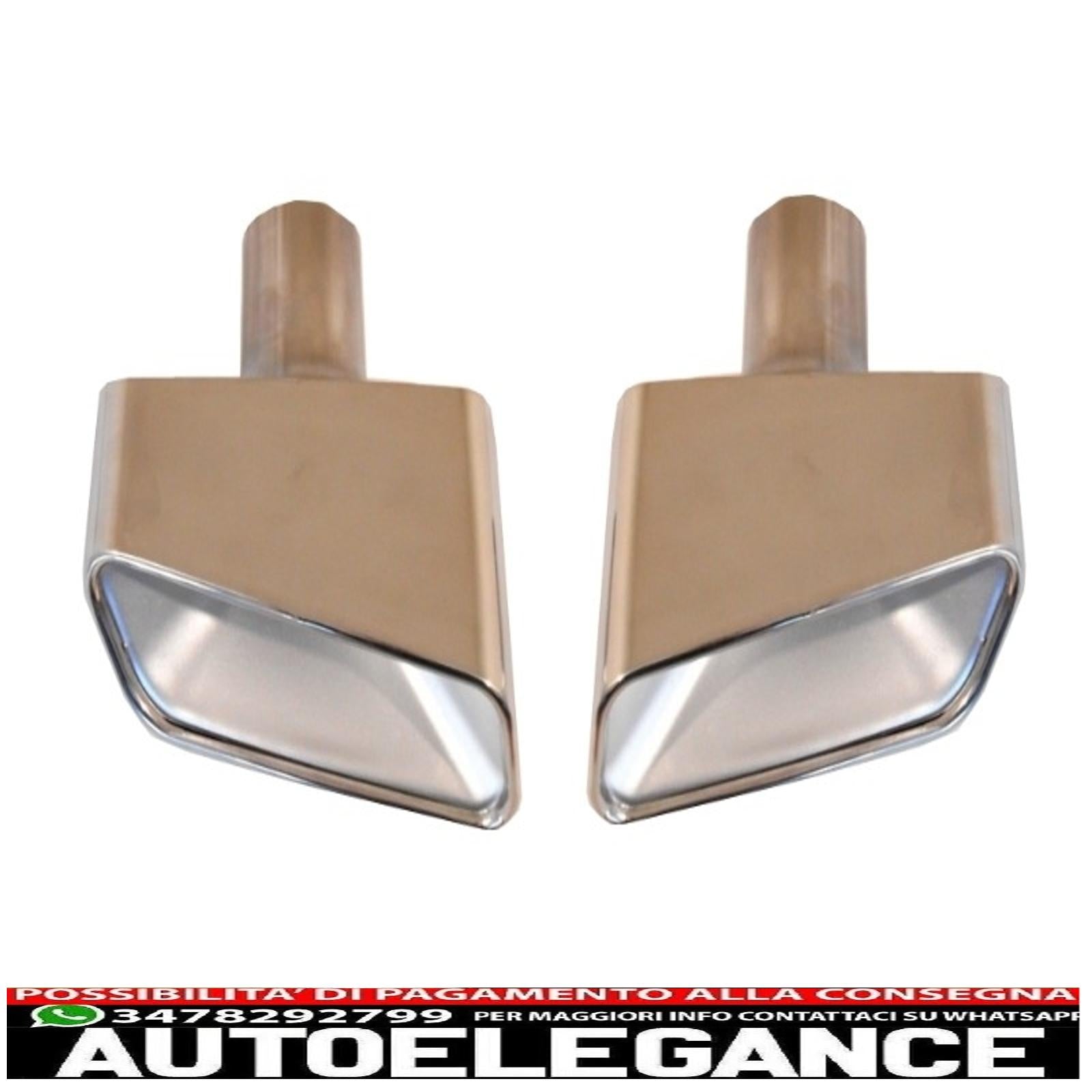 adatto per terminali marmitta mercedes classe s w221 (2005-2009) s350 AUTOELEGANCERICAMBI