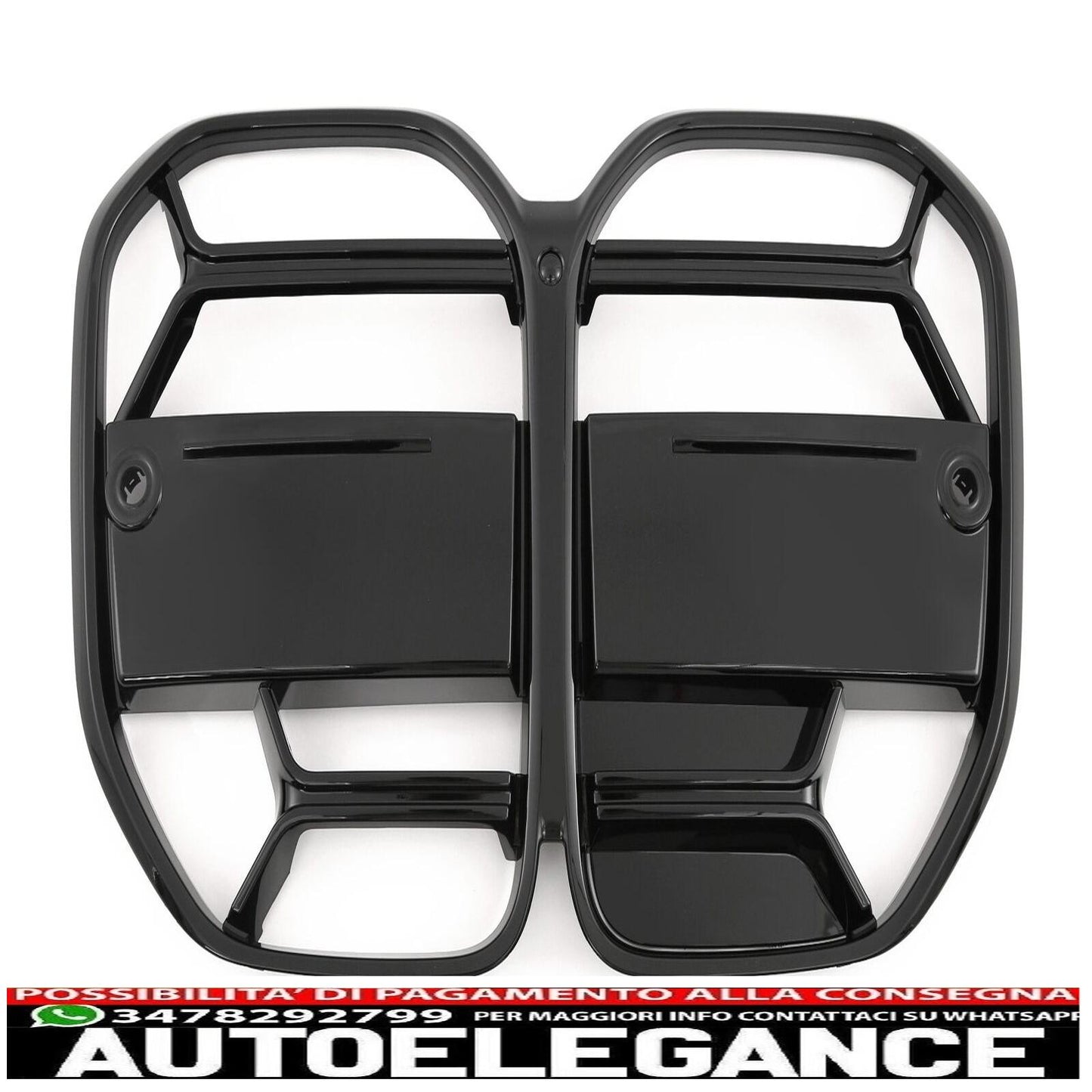 Adatto alla griglia del radiatore sportiva BMW Serie 4 G22 G23 CS Grill nero opaco AUTOELEGANCERICAMBI