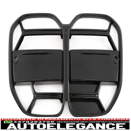 Adatto alla griglia del radiatore sportiva BMW Serie 4 G22 G23 CS Grill nero opaco AUTOELEGANCERICAMBI