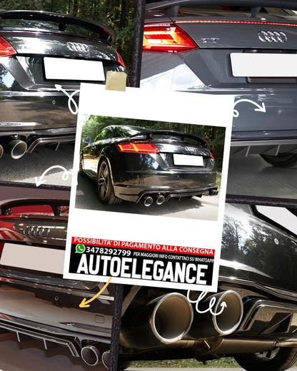 SOTTOPARAURTI POSTERIORE AUDI TT 8S S-LINE ( 2014-2018 )  Solo per S-Line !