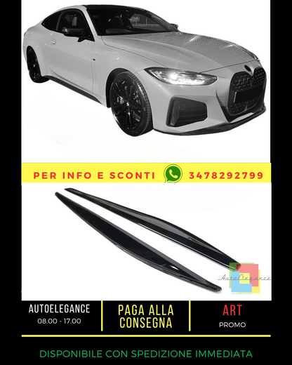 🔥Minigonne laterali adatte per BMW SERIE 4 G22 G23 2020-2024 M TECH🔥