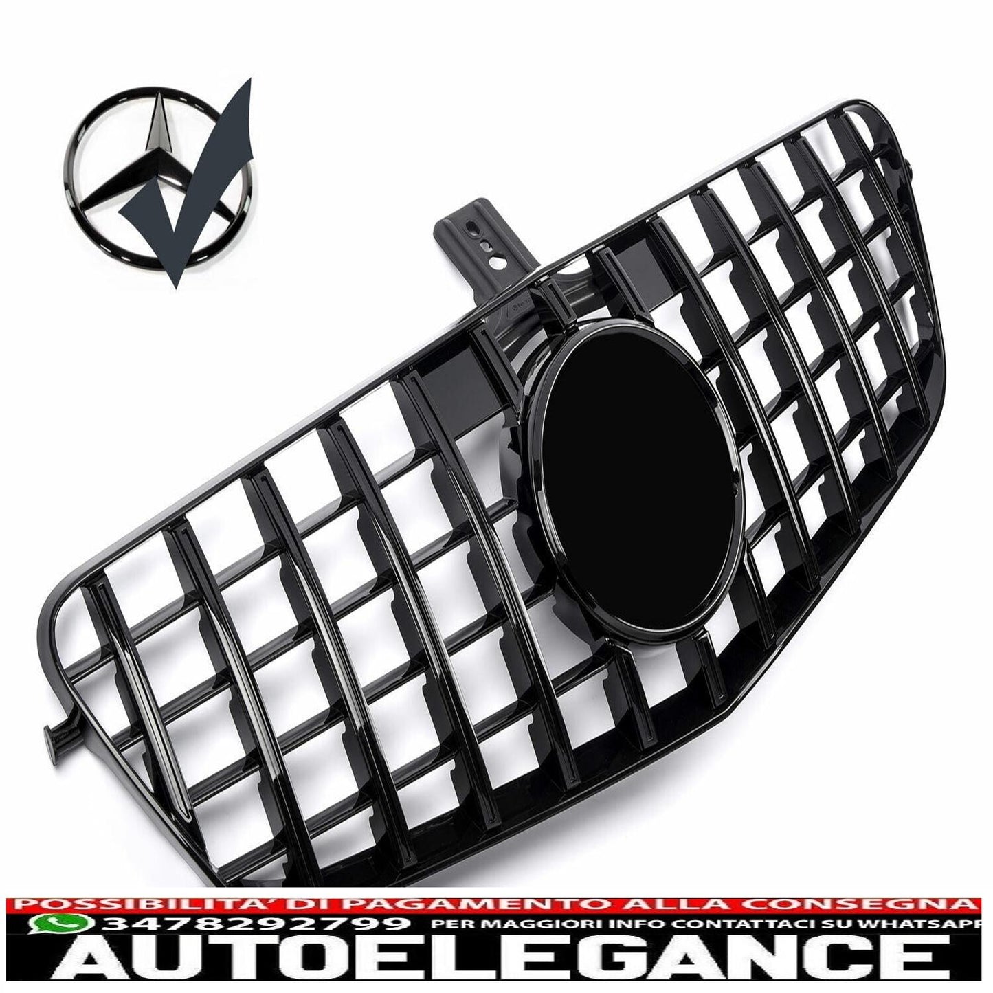griglia radiatore sport panamericana gt adatta per mercedes w212 pre-lifting-mostra il titolo originaletesto originalesport panamericana gt grill griglia radiatore adatta per mercedes w212 pre-facelift