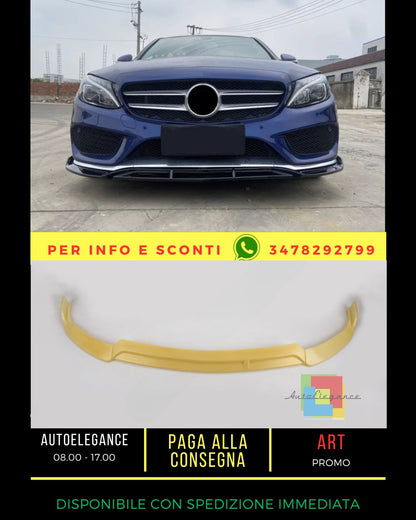 🔥Splitter adatto PER Mercedes W205 2014 – 2021 AMG SPORT LINE🔥