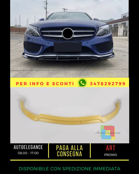 🔥Splitter adatto PER Mercedes W205 2014 – 2021 AMG SPORT LINE🔥