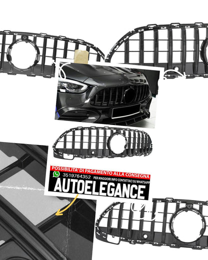 GRIGLIA adatto per Mercedes Classe C W206 S206 nero dal 2021-