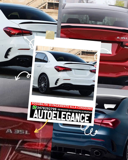 SPOILER adatto per Mercedes A class V177 2018+
